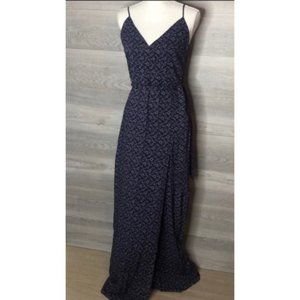 NWT Navy blue & white Long Dress by Paige Medium